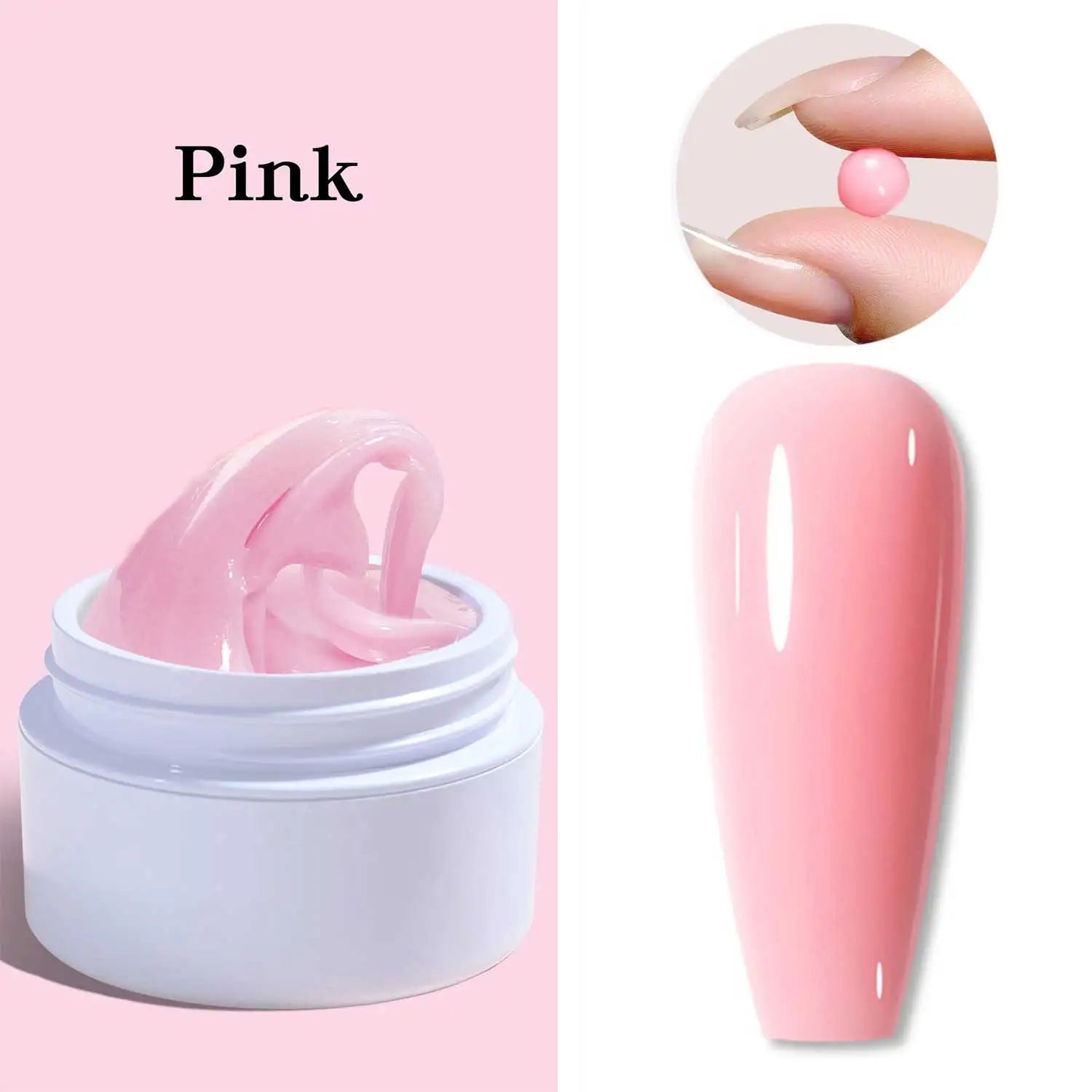 MingLee Non-Stick Solid Extension Gel – 3D Sculpting & Builder Gel (15ml)